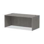 Alera Valencia Series Straight Front Desk Shell, 71" x 35.5" x 29.63", Gray