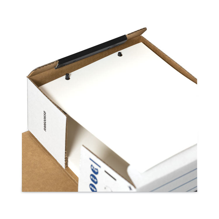 Liberty Binder-Pak, Letter Files, 9.13" X 11.38" X 4.38", White/blue