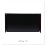 Alera Valencia Series Center Drawer, Laminate, 24.5w x 15d x 2h, Mahogany