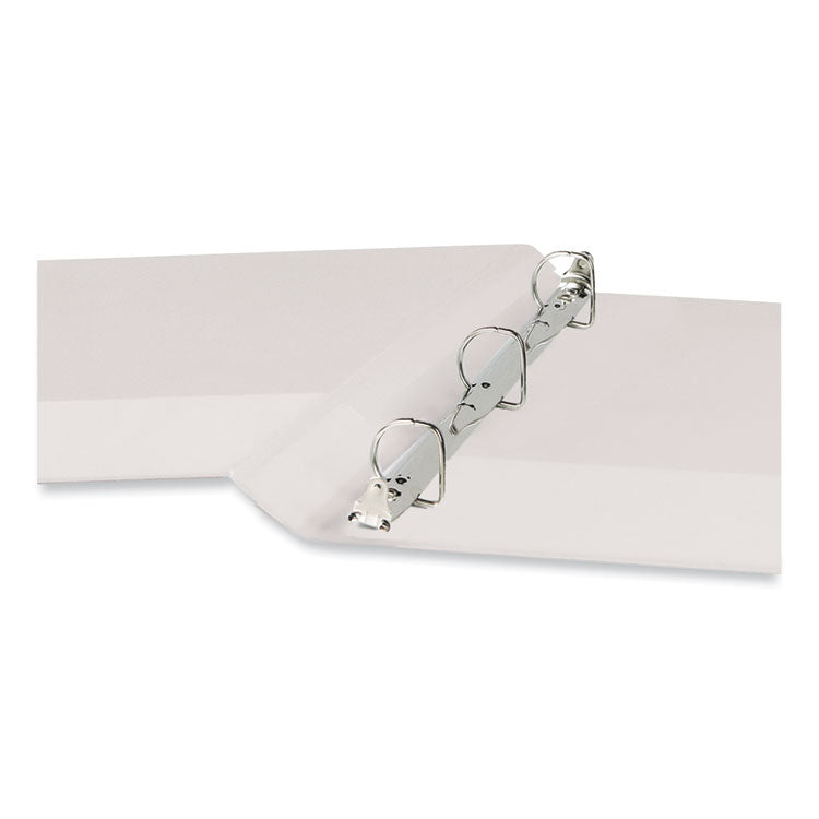 Slant D-Ring View Binder, 3 Rings, 0.5" Capacity, 11 x 8.5, White