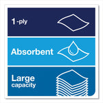 Advanced Matic Hand Towel Roll, 1-Ply, 7.7" x 900 ft, White, 6 Rolls/Carton