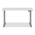 Alera AdaptivErgo Sit-Stand Three-Stage Electric Height-Adjustable Table with Memory Controls, 60" x 24" x 30" to 49", White