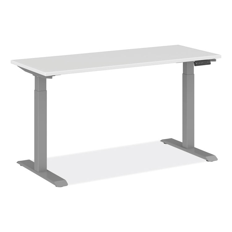 Alera AdaptivErgo Sit-Stand Three-Stage Electric Height-Adjustable Table with Memory Controls, 60" x 24" x 30" to 49", White