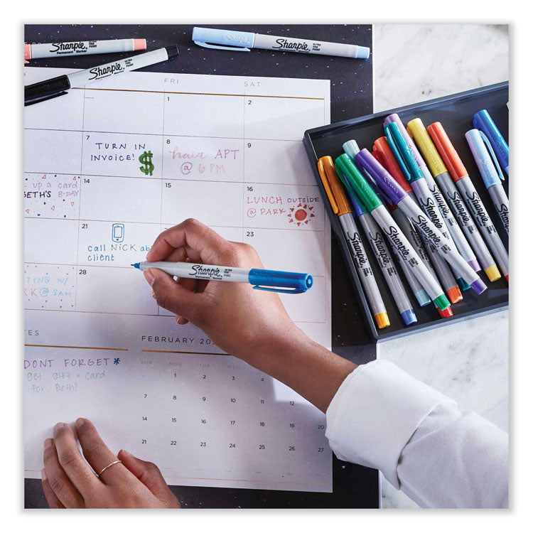 Mystic Gems Markers, Ultra-Fine Needle Tip, Assorted, 24/pack