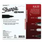 Extreme Marker, Fine Bullet Tip, Black, 4/pack