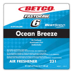 Bestscent Ocean Breeze Deodorizer, Ocean Breeze Scent, 67.6 Oz Fastdraw Bottle, 4/carton