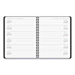 Contempo Lite Academic Year Weekly/Monthly Planner, 8.75 x 7.87, Black Cover, 12-Month (July to June): 2025 to 2026
