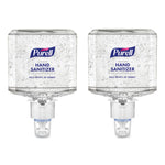 Advanced Hand Sanitizer Gel Refill, 1,200 mL, Clean Scent, For ES4 Dispensers, 2/Carton