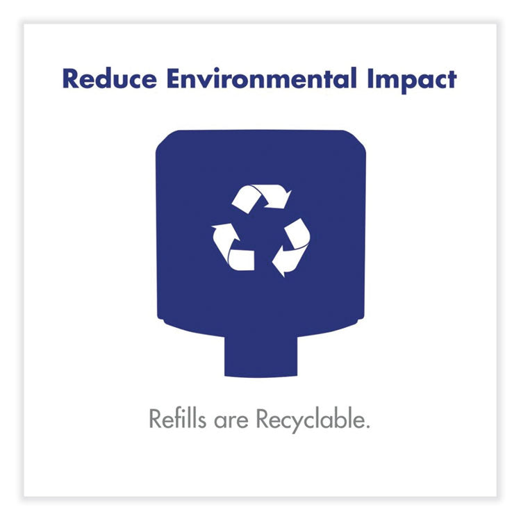 Advanced Hand Sanitizer Green Certified Foam Refill, For CS6 Dispensers, 1,200 mL, Fragrance-Free, 2/Carton