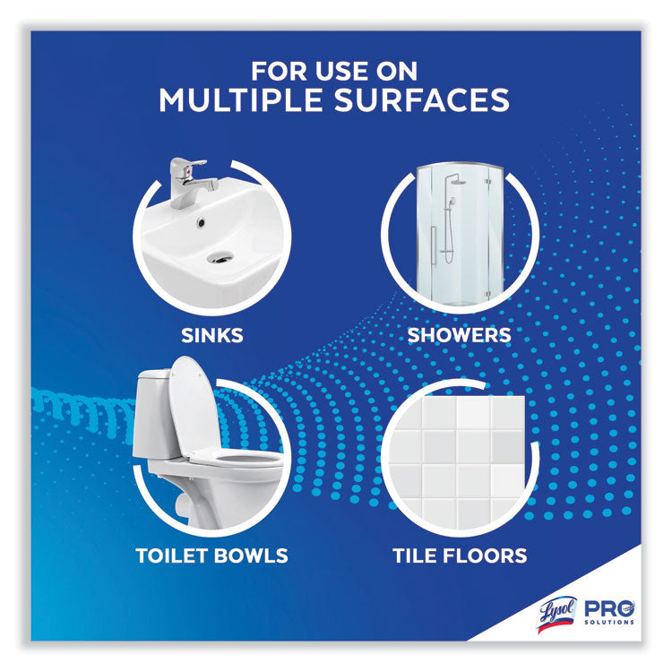 Disinfectant Heavy-Duty Bathroom Cleaner Concentrate, Fresh Lime, 1 gal Bottle