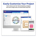 Removable Multi-Use Labels, Inkjet/laser Printers, 3.33 X 4, White, 6/sheet, 25 Sheets/pack