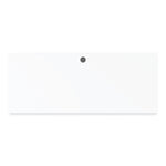 Alera Modern Teacher Series Pedestal Desk, Left-Side Pedestal: Box/Box/File, 60" x 24" x 28.75", White/Silver