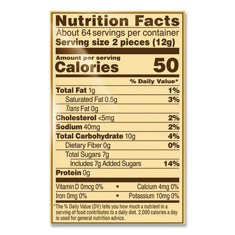 Hard Candies, Caramel, 27 oz Bag