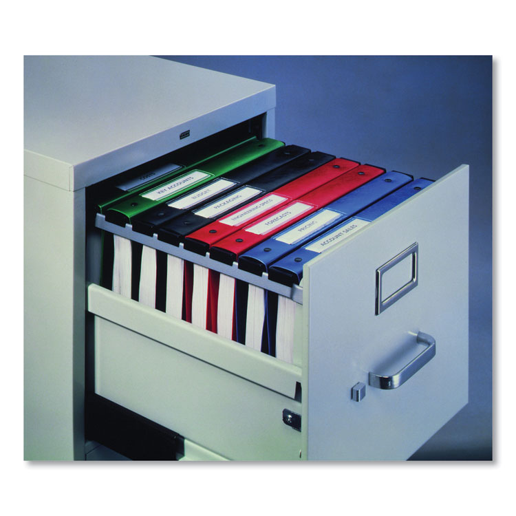 Hanging Storage Flexible Non-View Binder With Round Rings, 3 Rings, 1" Capacity, 11 X 8.5, Black