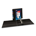 Heavy-Duty Non Stick View Binder With Durahinge And Slant Rings, 3 Rings, 3" Capacity, 11 X 8.5, Black, (5600)