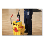 Wavebrake 2.0 Bucket/wringer Combos, Side-Press, 35 Qt, Plastic, Green