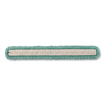 Hygen Dry Dusting Mop Heads With Fringe, 36", Microfiber, Green