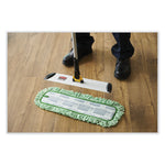 Dust Pad With Fringe, Microfiber, 18" Long, Green