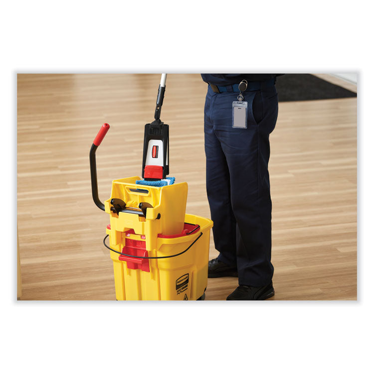 Wavebrake 2.0 Bucket/wringer Combos, Side-Press, 35 Qt, Plastic, Brown