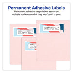 Vibrant Inkjet Color-Print Labels w/ Sure Feed, 1 x 2.63, Matte White, 600/PK