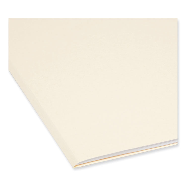 Top Tab File Folders with Antimicrobial Product Protection, 1/3-Cut Tabs: Assorted, Legal, 0.75" Expansion, Manila, 100/Box