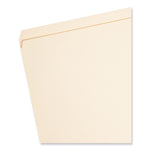 Top Tab Fastener Folders, Straight Tabs, 0.75" Expansion, 1 Fastener, Legal Size, Manila Exterior, 50/Box