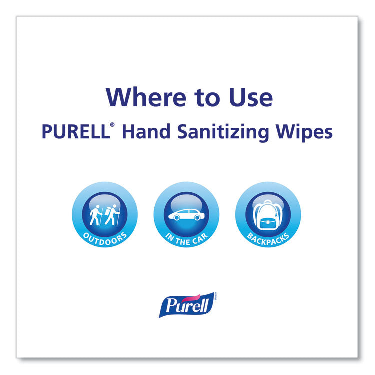 Hand Sanitizing Wipes Alcohol Formula, 6 x 7, Unscented, White, 175/Canister, 6 Canisters/Carton