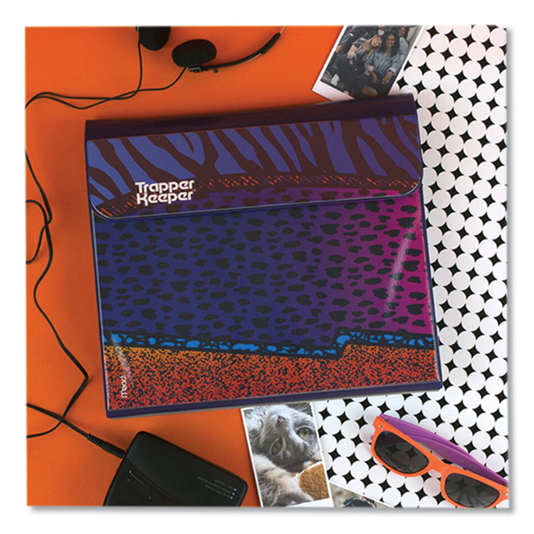 Trapper Keeper 3-Ring Pocket Binder, 1" Capacity, 11.25 x 12.19, Animal