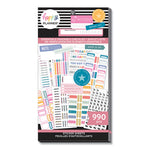Essentials Tracker and Checklist Classic Stickers, Productivity Theme, 990/Pack