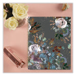 Kelly Ventura Midnight Garden Weekly/Monthly Planner, Floral Artwork, 11 x 8.5, Multicolor Cover, 12-Month (Jan to Dec): 2025