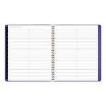 Contemporary Monthly Planner, 11.38 x 9.63, Purple Cover, 12-Month (Jan to Dec): 2025