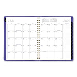 Contemporary Weekly/Monthly Planner, 11.38 x 9, Purple Cover, 12-Month (Jan to Dec): 2025
