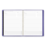 Contemporary Weekly/Monthly Planner, 11.38 x 9, Purple Cover, 12-Month (Jan to Dec): 2025