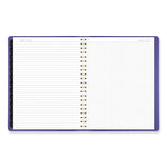 Contemporary Weekly/Monthly Planner, 11.38 x 9, Purple Cover, 12-Month (Jan to Dec): 2025