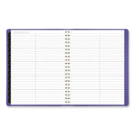 Contemporary Weekly/Monthly Planner, 11.38 x 9, Purple Cover, 12-Month (Jan to Dec): 2025