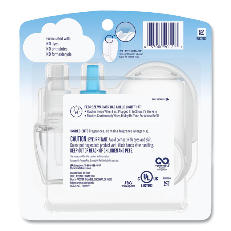 PLUG Air Freshener Warmer Start Kit, 6.54 x 2.99 x 5.98, Clear/White, 4/Carton