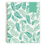 Day Designer Academic Year Weekly/Monthly Frosted Planner, Palms Artwork, 11 x 8.5, 12-Month (July to June): 2025 to 2026