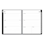 Enterprise Academic Weekly/Monthly Planner, 11 x 8.5, Black Cover, 12-Month (July to June): 2025 to 2026