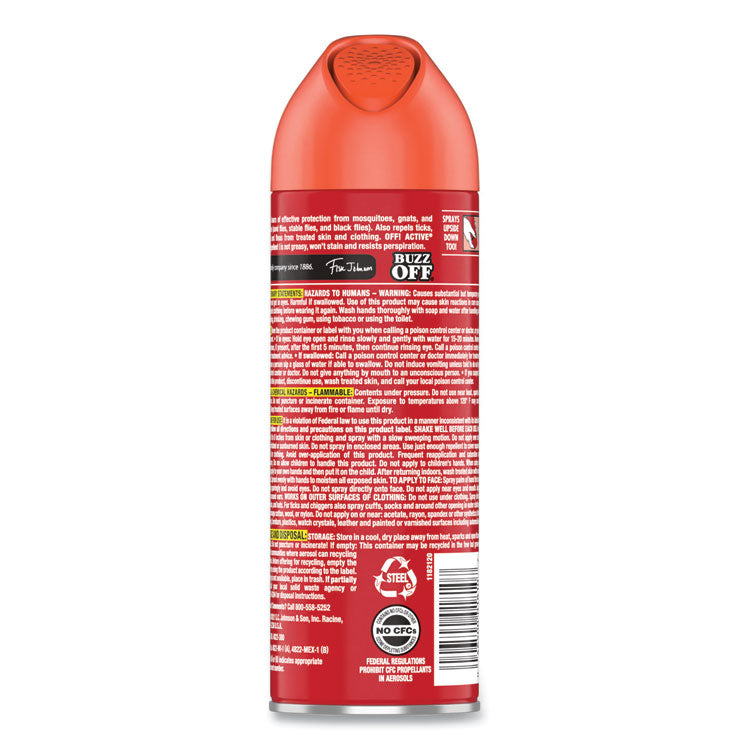ACTIVE Insect Repellent, 6 oz Aerosol Spray, 12/Carton