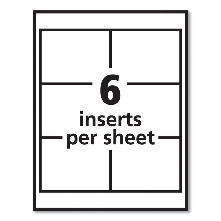 Necklace-Style Badge Holder W/laser/inkjet Insert, Top Load, 4 X 3, We, 100/box