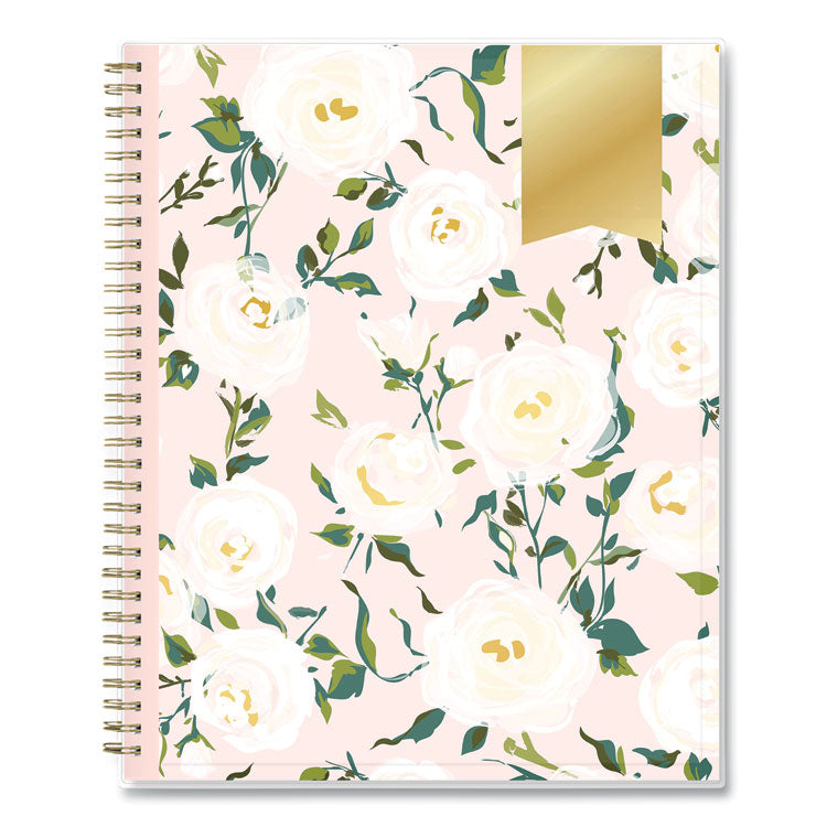 Day Designer Coming Up Roses Create-Your-Own Cover Weekly/Monthly Planner, Roses Artwork, 11 x 8.5, 12-Month (Jan-Dec): 2025