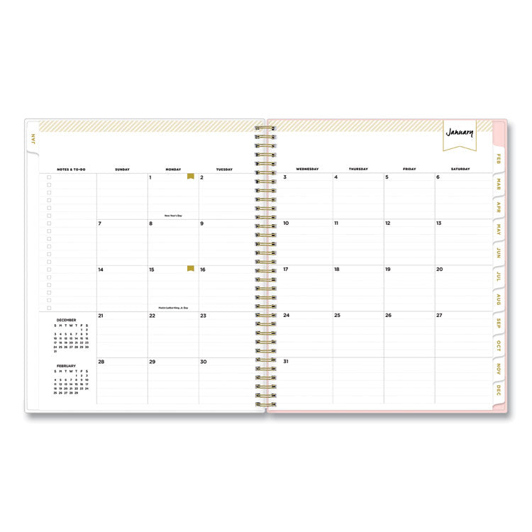 Day Designer Coming Up Roses Create-Your-Own Cover Weekly/Monthly Planner, Roses Artwork, 11 x 8.5, 12-Month (Jan-Dec): 2025