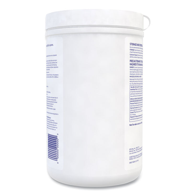 Avert Sporicidal Disinfectant Cleaner Wipes, 6 x 7, Chlorine Scent, 160/Canister, 12/Carton