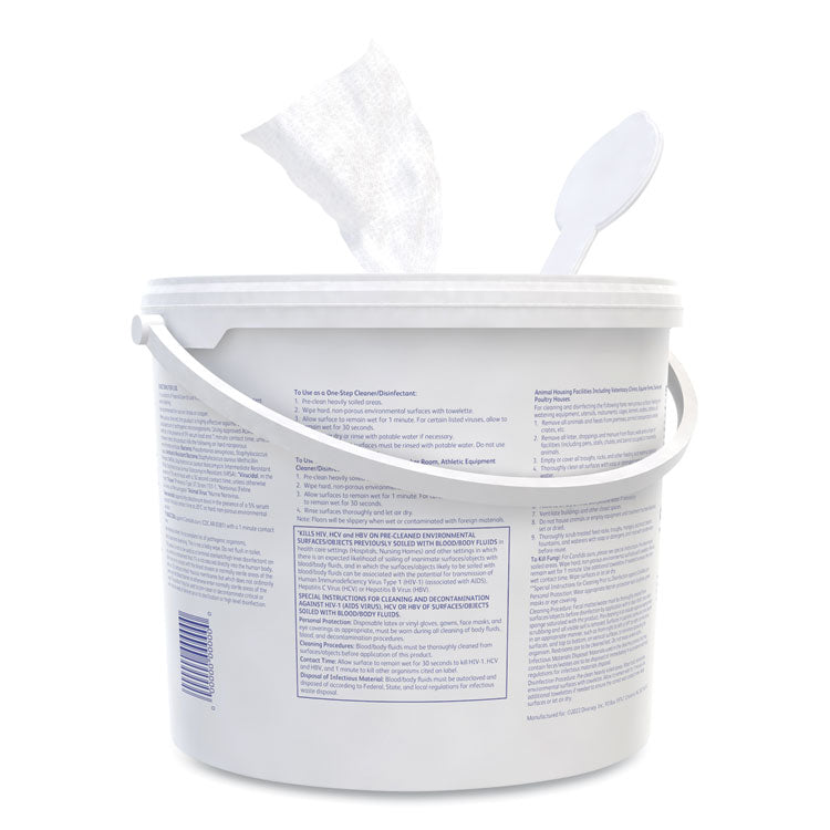 Oxivir 1 Wipes, 1-Ply, 11 x 12, 160/Canister, 4 Canisters/Carton