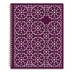 Gili Weekly/Monthly Planner, Jewel Tone Artwork, 11 x 8.5, Plum Cover, 12-Month (Jan to Dec): 2025
