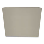 Metal Bookcase, Two-Shelf, 34.5w x 12.63d x 29h, Putty