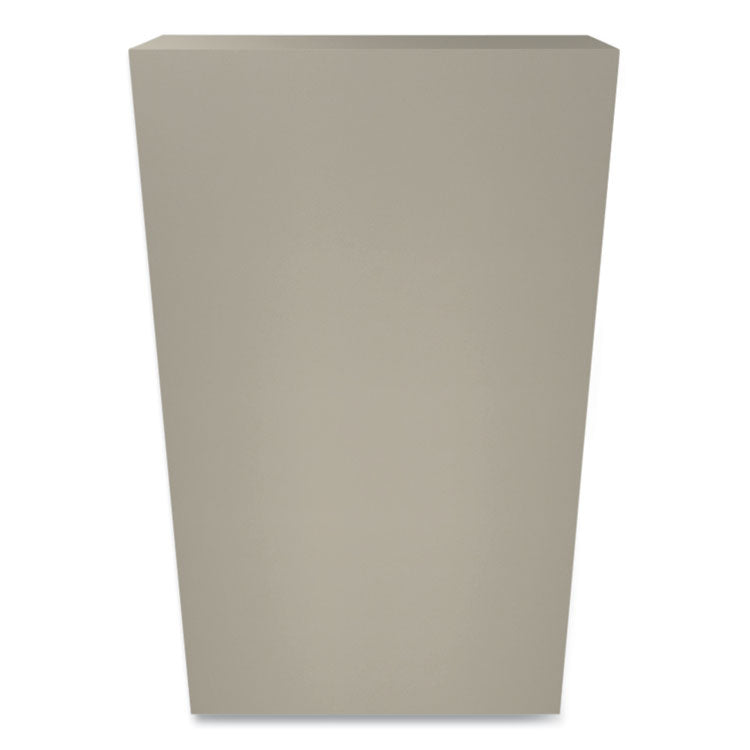 Metal Bookcase, Four-Shelf, 34.5w x 12.63d x 59h, Putty