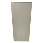 Metal Bookcase, Six-Shelf, 34.5w x 12.63d x 81.13h, Putty