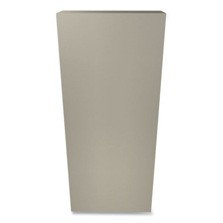 Metal Bookcase, Six-Shelf, 34.5w x 12.63d x 81.13h, Putty