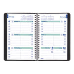 Plan and Link Weekly Planner, 8" x 5", Black Cover, 12-Month (Jan to Dec): 2025
